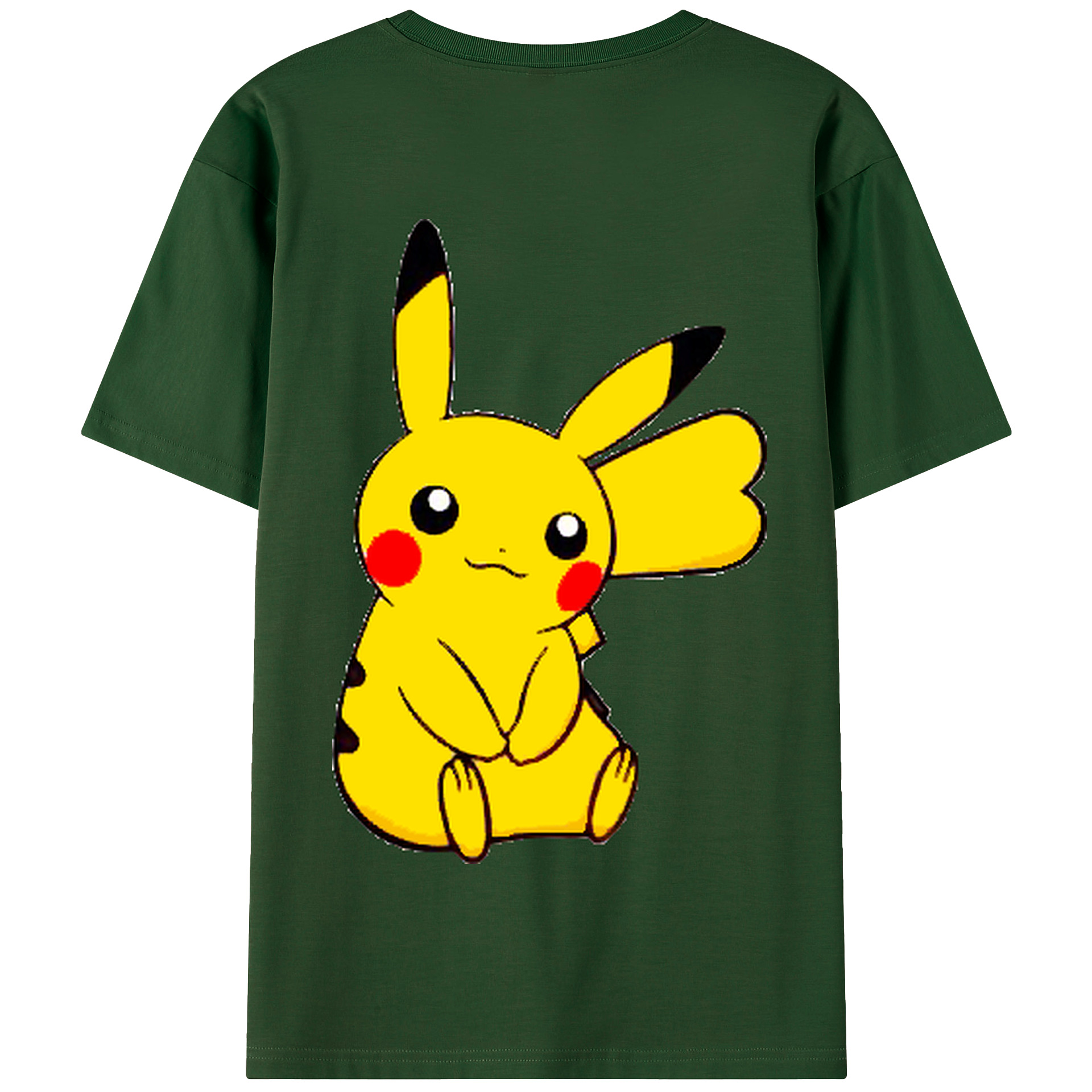 （画像用） ポケットモンスター Pokémon 綿100％半袖Tシャツ（背面プリント）